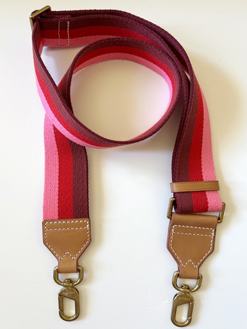 J. Crew Tri-Color Woven Bag Strap